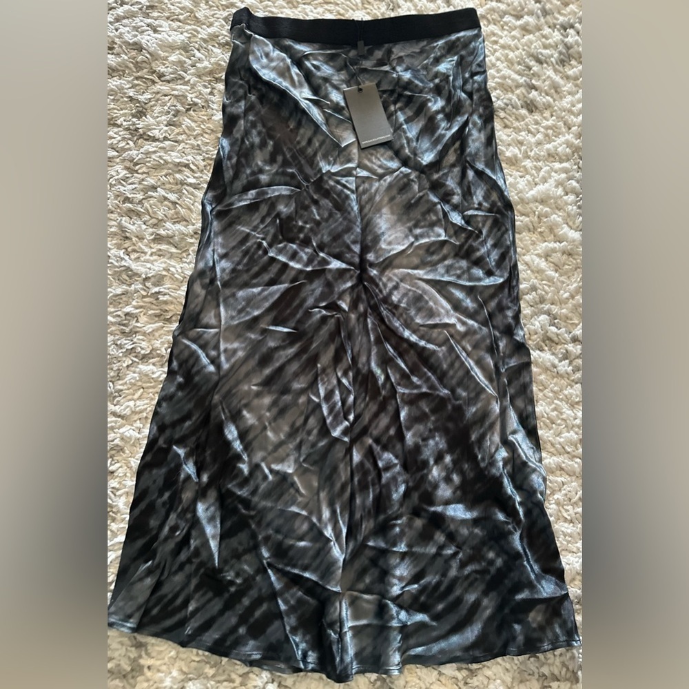 ‼️RARE‼️🎸RAILS🎸🔥NWT🔥Berlin Midi Skirt in Black Tide— S - Picture 11 of 15